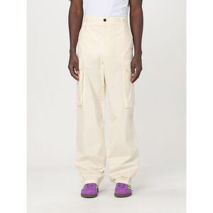 Msgm Pants Men Yellow Cream